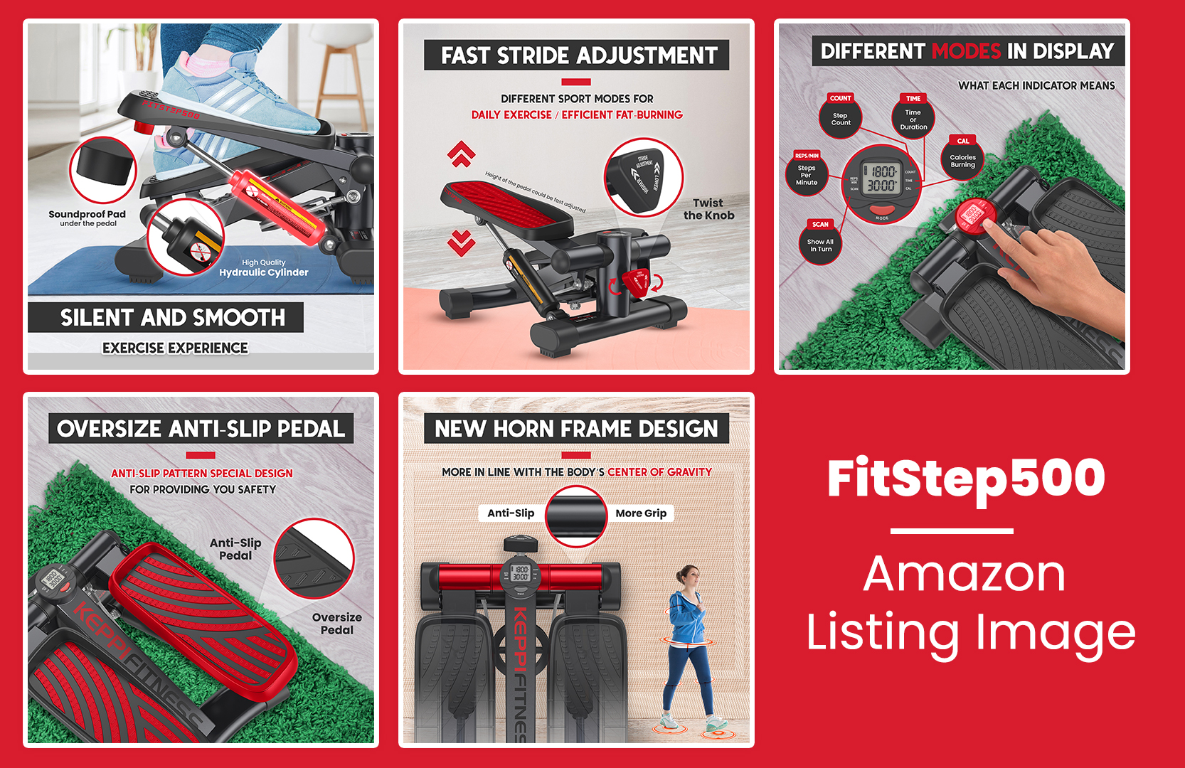 Amazon product listing images – FitStep500