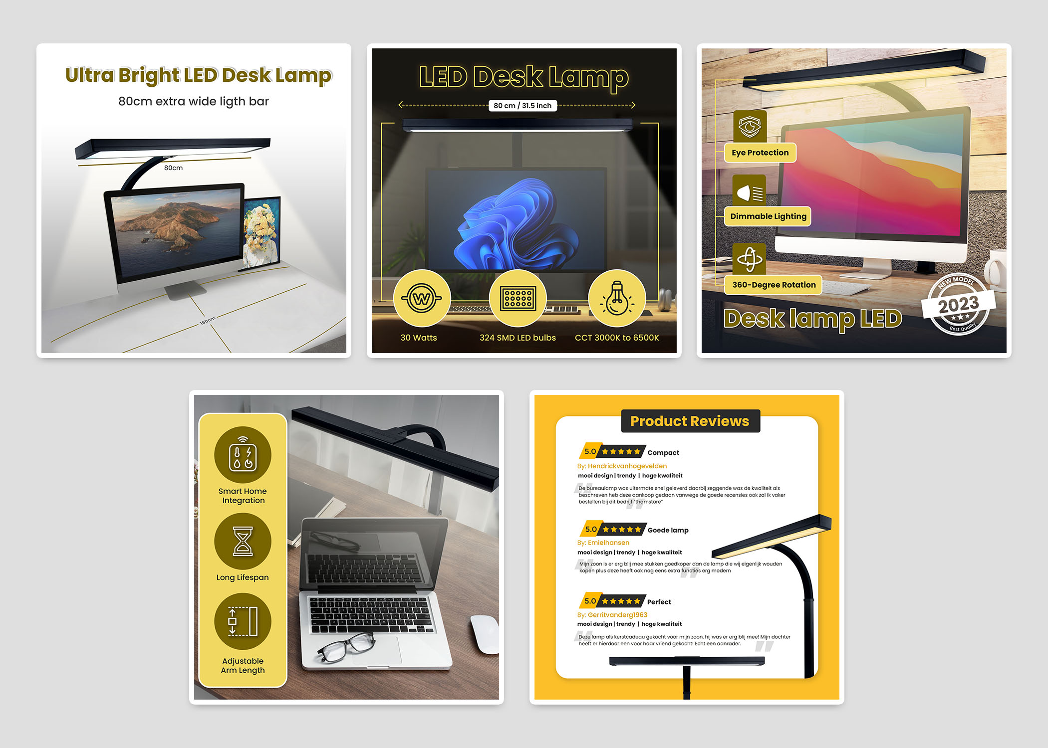 LED Desk Lamp Design